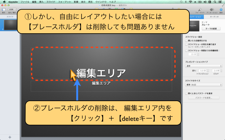 自由にレイアウトしたい場合