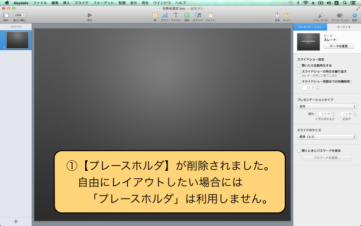 「プレースホルダ」は利用しません